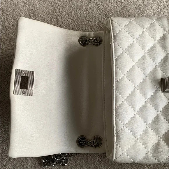 Chanel-look Quilted Bag Cream INC International Concepts - Picture 9 of 11